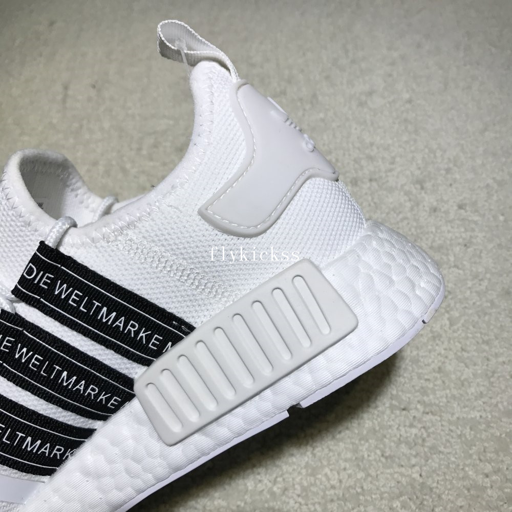 Real Boost Adidas NMD R1 White World